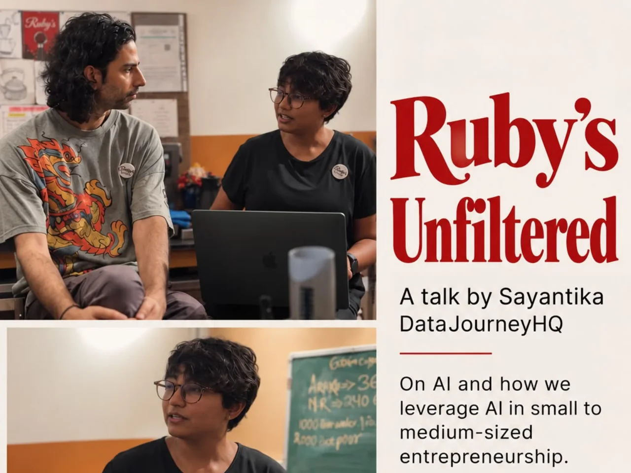 Sayantika Banik in conversation at Ruby’s Unfiltered